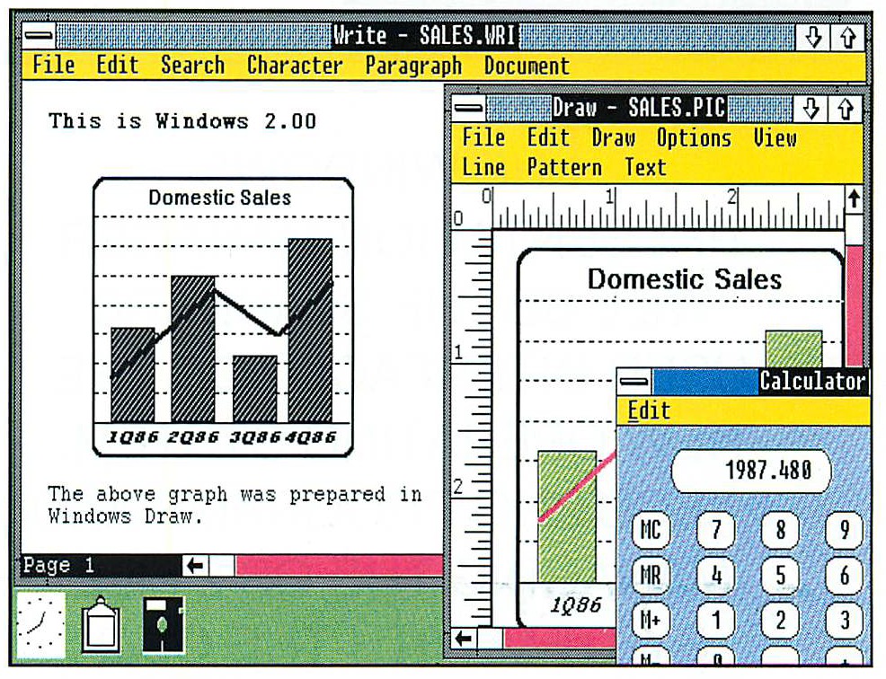 MS-DOS의 진짜 후계자, Windows 2.x를 다시 들여다보다