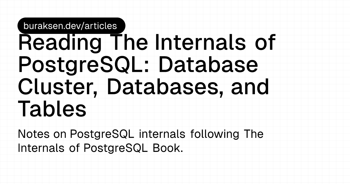 내 PostgreSQL 데이터는 디스크 어디에, 어떤 모양으로 저장될까?