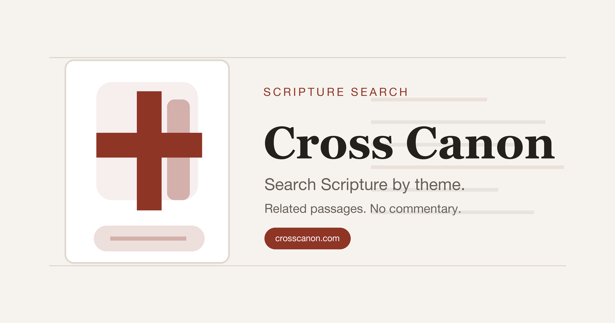 성경을 통째로 데이터베이스로? 'CrossCanon'으로 배우는 RAG의 모든 것