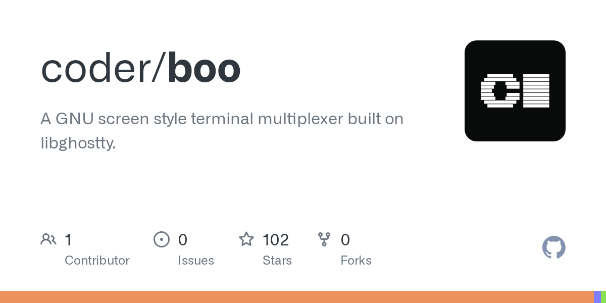 Ghostty의 심장으로 만든 터미널 멀티플렉서 'Boo' — tmux의 대안이 될까