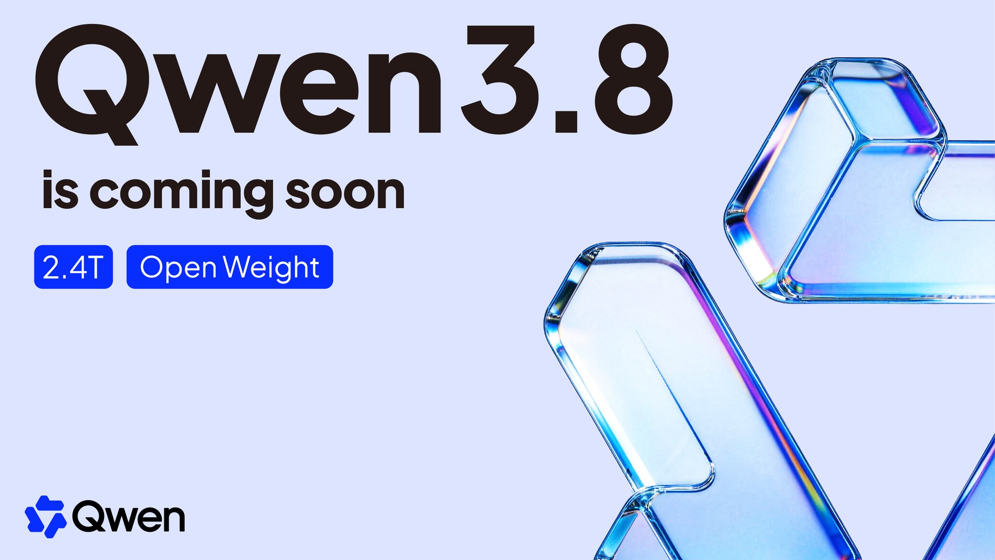 알리바바 Qwen 3.8 공개 — 오픈 웨이트 모델 경쟁이 멈추지 않네요