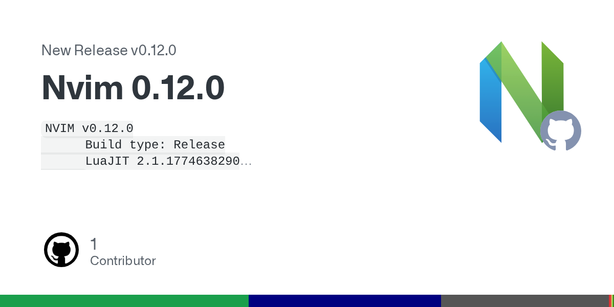 Neovim 0.12가 나왔어요 — 내장 터미널 개편부터 LSP 개선까지