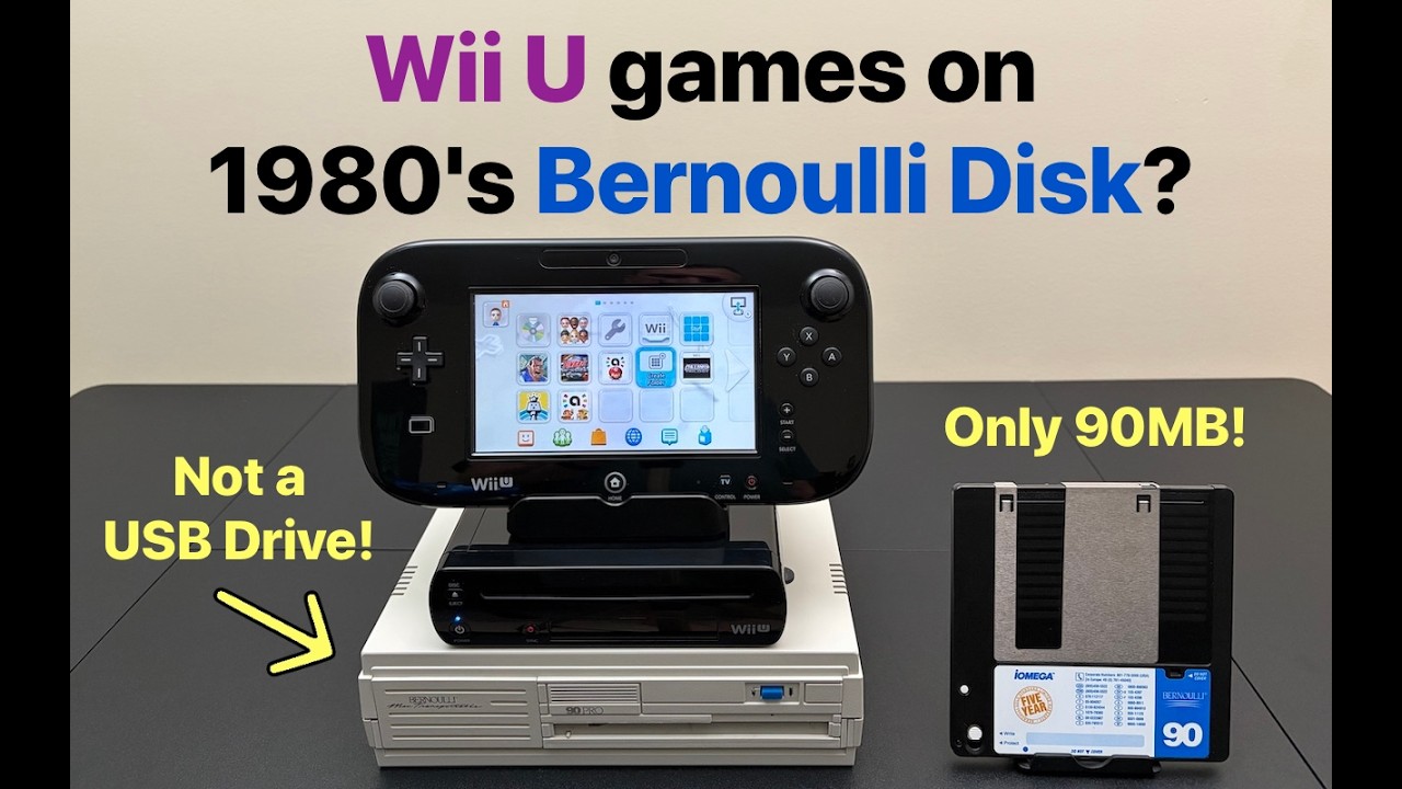 1980년대 디스크로 닌텐도 Wii U 게임을 돌린다고? 베르누이 디스크의 재발견