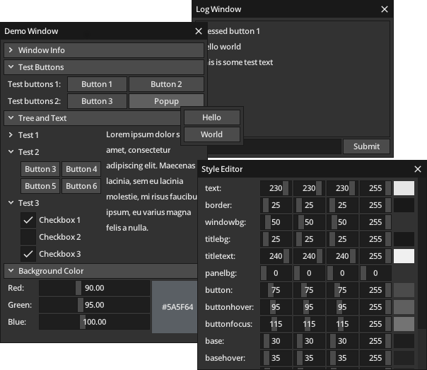 UI 라이브러리가 1100줄? ANSI C로 만든 초경량 GUI 'MicroUI'