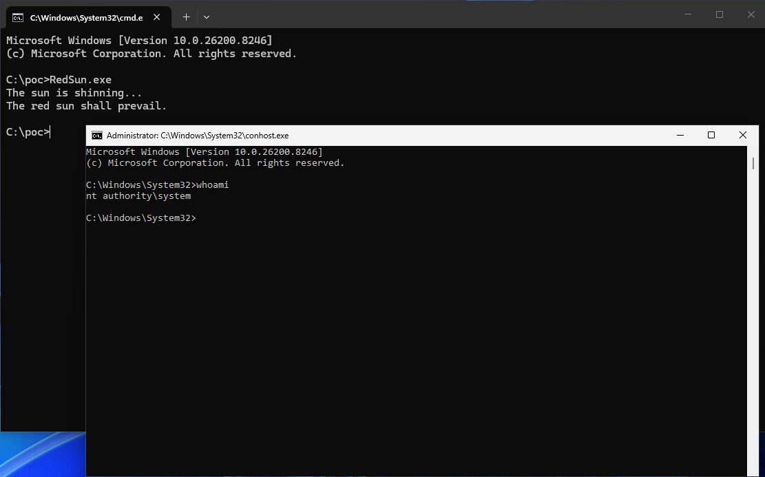 윈도우 4월 패치에도 살아남은 권한 상승 기법 - RedSun 공개의 의미