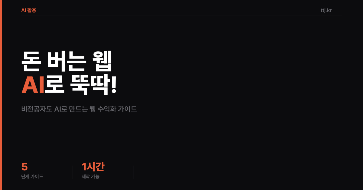 '돈 버는 웹 장난감'도 AI로 뚝딱! Neal.fun처럼 바이럴 앱 만드는 5단계 실전 가이드